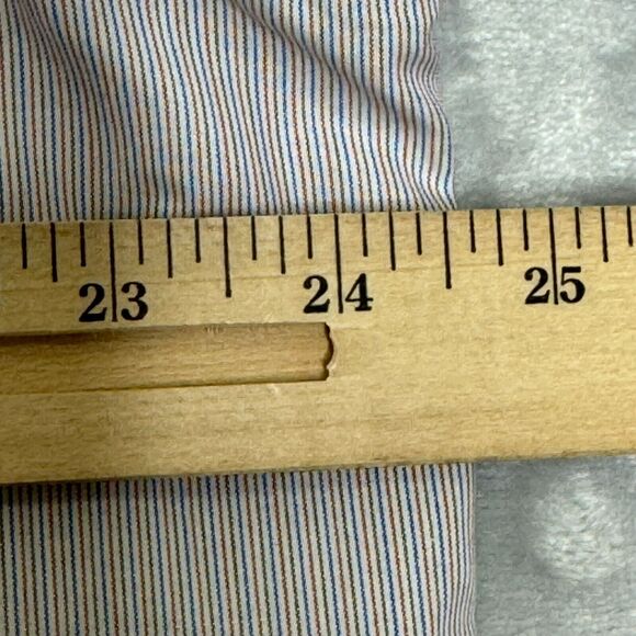 Brooks Brothers Classic Shirt Mens 16.5 36 Non Iron 100% Supima Cotton Striped - Picture 7 of 9